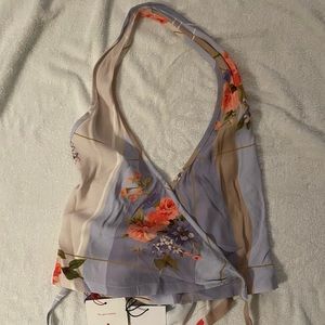 Rouje Floral Halter Top